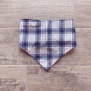 Dog Bandana plaid pattern